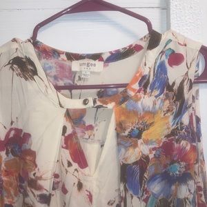 Umgee Floral Dress Size Large